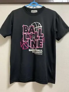 Tシャツ　バスケットボール　ボールライン