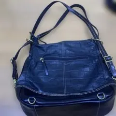 lime(ライム)のクロコ型押し2wayショルダーバッグ