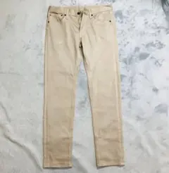 GU スキニーパンツ　ベージュ　TY2 09 “31”（未使用に近い）