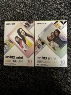 instax mini マカロン & マーメイドテイル 10枚セット