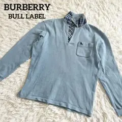 BURBERRY バーバリーブルーレーベル ポロシャツ トレーナー ライトブルー