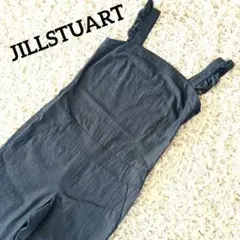 JILLSTUART　デニムライク　フリルストラップ サロペット