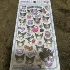 Kuromi 立体シールとシール帳のセット