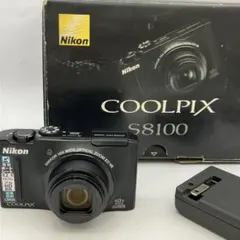✨美品✨Nikon COOLPIX S8200 ブラック 動作品 箱付き - メルカリ