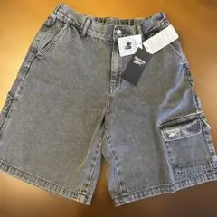 【新品未使用】Reebok デニム カーゴデザイン ショートパンツ