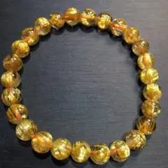 ⭐︎【天然】タイチンルチルクオーツ ブレスレット 7mm 13.2g
