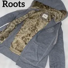 【激レア】Roots ルーツ 刺繍ロゴ カナダスタイル 裏起毛 パーカー S