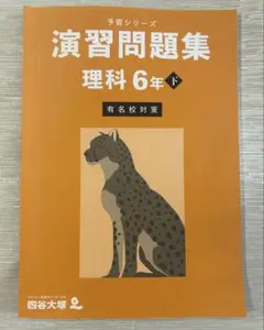 予習シリーズ・演習問題集 解答解説　理科 6年 下　有名校対策セット四谷大塚