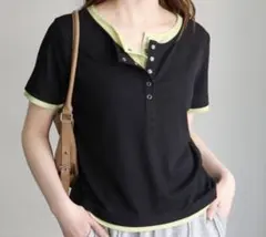 tip top シアーヘンリーネックTシャツのサムネイル