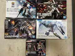 【新品・未使用】ガンプラ　HGシリーズなど5点セット