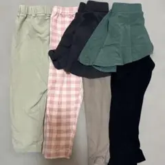 女の子　ボトムス　ズボンセット 90cm