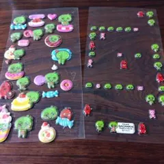 ガチャピン ムック ぷくぷく シール