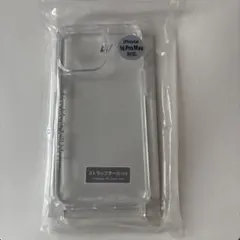 iPhone 16 Pro Max 専用 クリアケース ストラップホール付