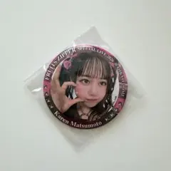 松本かれん 缶バッジ ガチャ フルーツジッパー