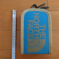 THE NORTH FACE 青 ポーチ カラビナ付き