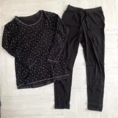 【値下げ】UNIQLO ルームウェアセット ブラック