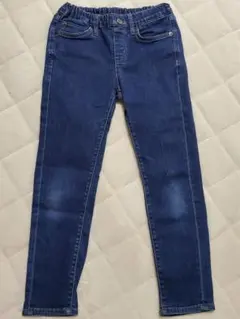 【130㎝】UNIQLO キッズ デニム ロングパンツ