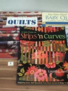 Ａ4洋書3冊　パッチワークの本Ｅ