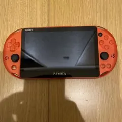 希少　美品　PSVita メタリック・レッド PCH-2000 ZA26