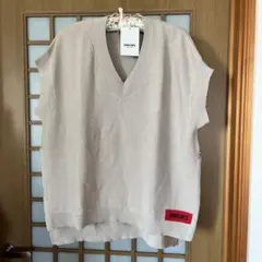 ★春夏大活躍★ タグ付き　PERSON'S 綿100％ ニットベスト Mのサムネイル