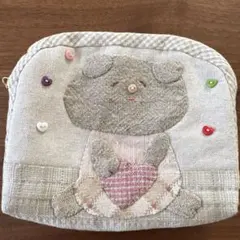 葉明様専用品刺繍ポーチ「LOVE」