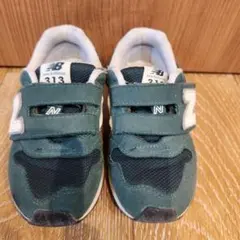 ニューバランス　313 17cm グリーン　緑　スニーカー