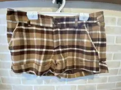 チェック柄ショートパンツ（リズリサ）