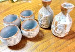【新品未使用】陶器　徳利　お猪口　セット