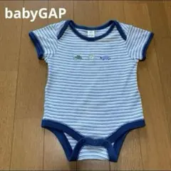 babyGAP ストライプ 半袖ロンパース 3-6ヶ月