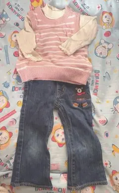 ダブルビー　イーストボーイ　女の子コーデ