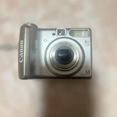 ❗️激安価格❗️デジカメ　本体　Canon Powershot A540 Canon PowerShot A540 6.0MP Silver Digital Camera for Parts