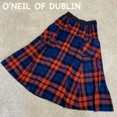 O'NEIL OF DUBLIN オニールオブダブリン チェック柄ロングスカート