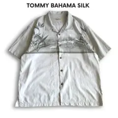 Tommy Bahama アロハシャツ シルク XL 総柄 ボタニカルのサムネイル