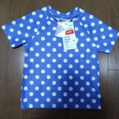 新品未使用　H&M 水玉ラッシュガード水着100/105
