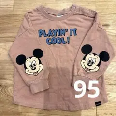 ミッキーマウス トレーナー 95サイズ ピンク