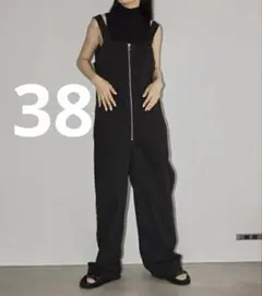 TODAYFUL〉フロントジップコットンサロペット アイボリー 36サイズ