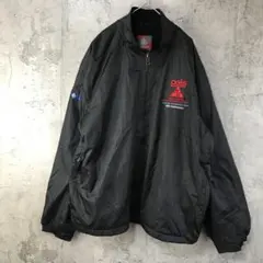 M43古着　ジャケット　ナイロンジャケット　黒　90s Y2K