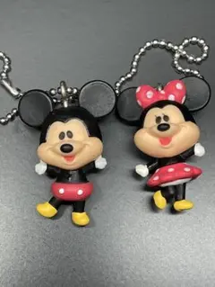 ミッキー・ミニー フィギュアストラップ