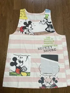 【美品】ミッキーマウス エプロン