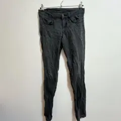 お得✨DIVIDED by H&M【M-L相当】スキニーデニム ストレッチ 黒