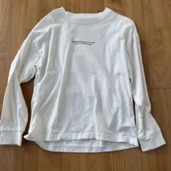 グローバルワーク　白　 長袖Ｔシャツ　140㎝