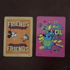 トイ・ストーリー　ディズニー　じゃんけんカード　ダッキー&バニー　バズ　フォーキ