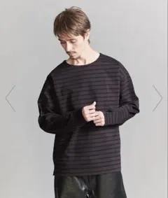 BEAUTY&YOUTH クリスピーコットン バスクシャツ　XL