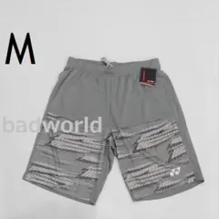 新品/M/ヨネックス/グレー/最新海外モデル/ハーフパンツ/ショートパンツ/86