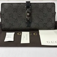 新品同様‼️ グッチ　GUCCI 財布　二つ折り　長財布　GGキャンバスのサムネイル
