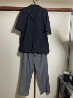 RAGEBLUE セットアップ M オープンカラーシャツ ワイドパンツのサムネイル