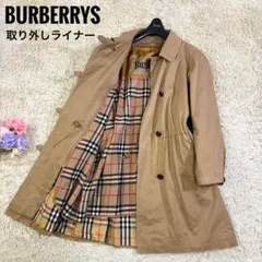 バーバリーズ　ビンテージ　ノバチェック　ウールライナー　ステンカラーコート