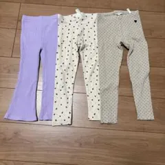 キッズ レギンス 3点セット 100cm