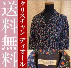 クリスチャンディオール　花柄　ワンピース　サイズ11 ヴィンテージのサムネイル