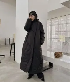 Ameri　WAVE STITCH HEAT POLAK LONG COAT
